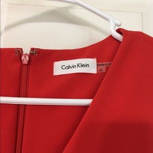 NWT Calvin Klein Red Dress Size 6